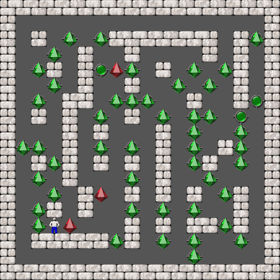 Sokoban Mass Remodel level 881